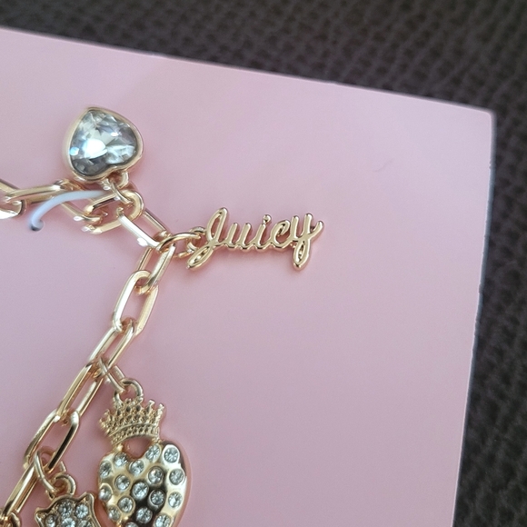 Juicy🍊 Couture Quintuple5️⃣ Charm Bracelet - NWT - Picture 9 of 16